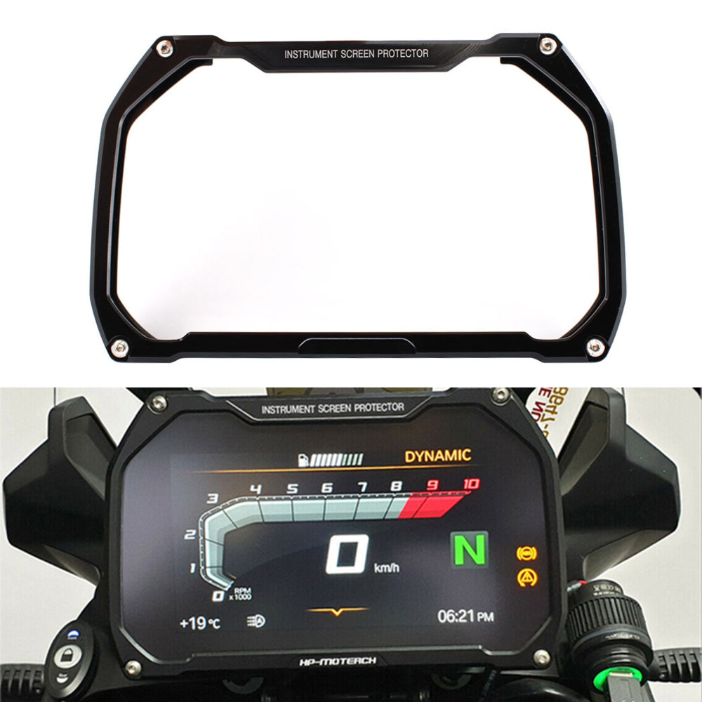 Cubierta protectora de aluminio para velocímetro, color negro, compatible con BMW R1200 Gs 18-20 R1250 Gs 19-20, color rojo