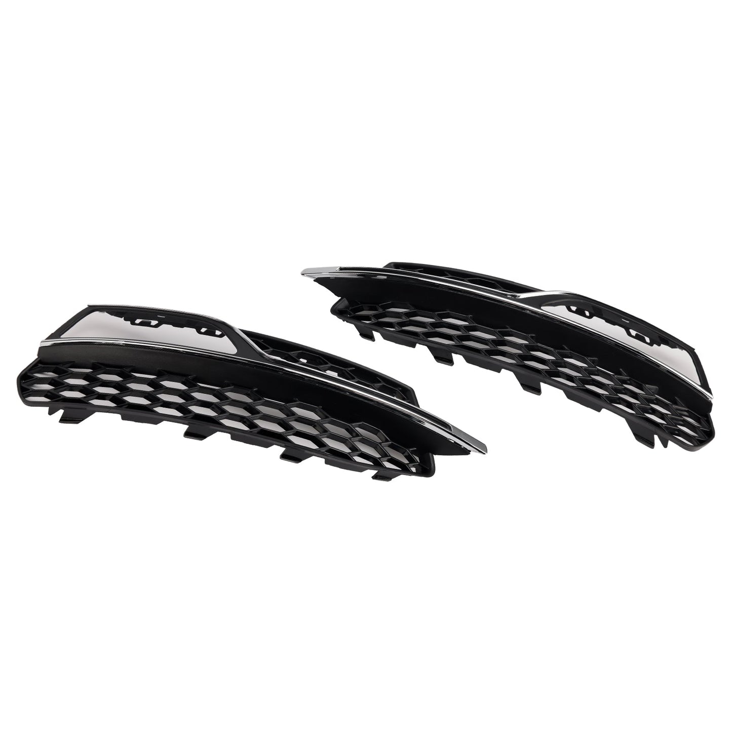 2013-2016 Audi A3 S-Line Front Lower Bumper Fog Light Cover Grille 8V3807681G 8V3807682G