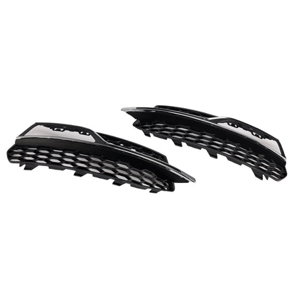 2013-2016 Audi A3 S-Line Front Lower Bumper Fog Light Cover Grille 8V3807681G 8V3807682G