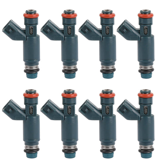 8 inyectores de combustible 2W93-BA AJ811177 compatibles con Jaguar 03-09 4.2L compatibles con Land Rover 08-09 4.2L