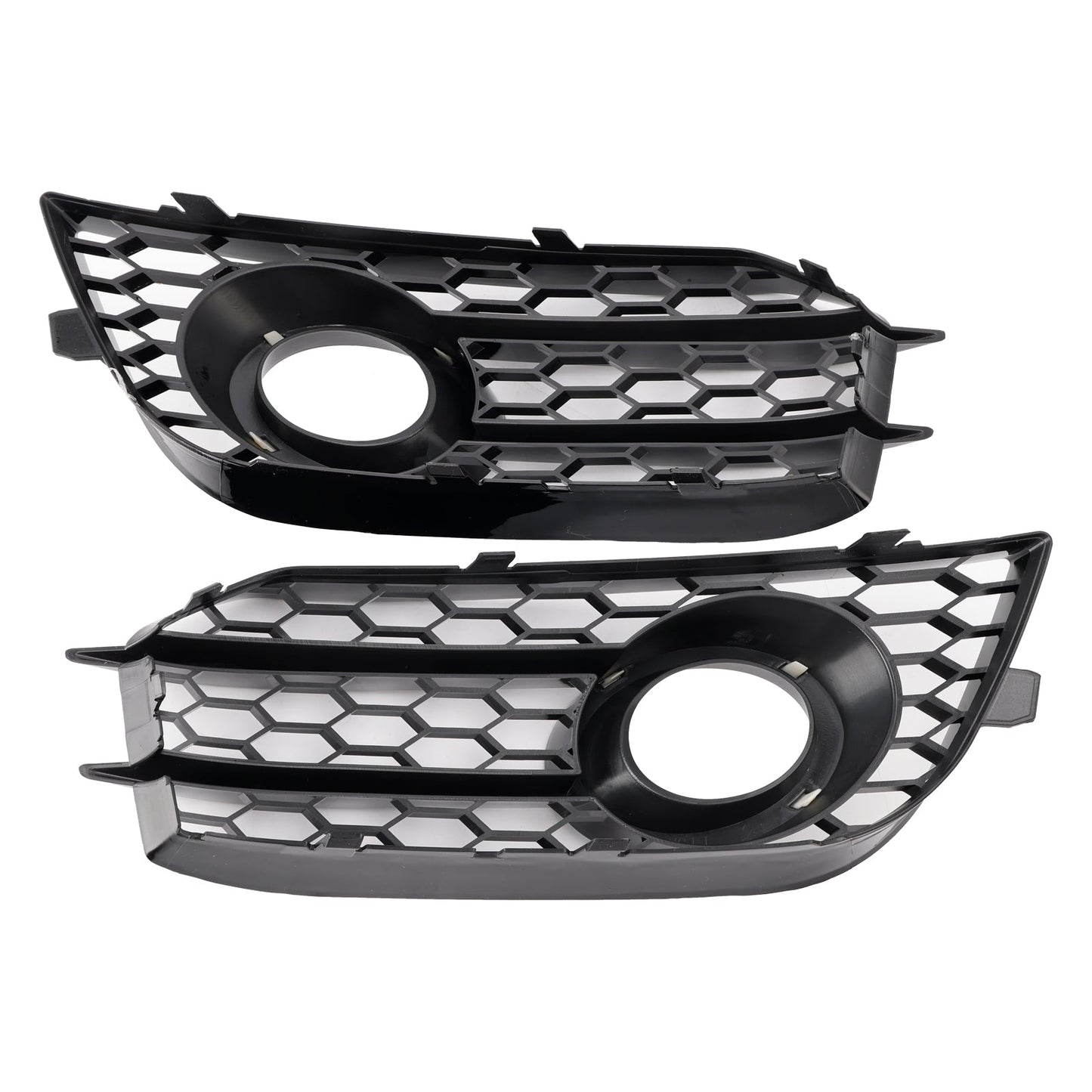 2010-2014 Audi A1 Black Front Bumper Honeycomb Fog Grille Cover