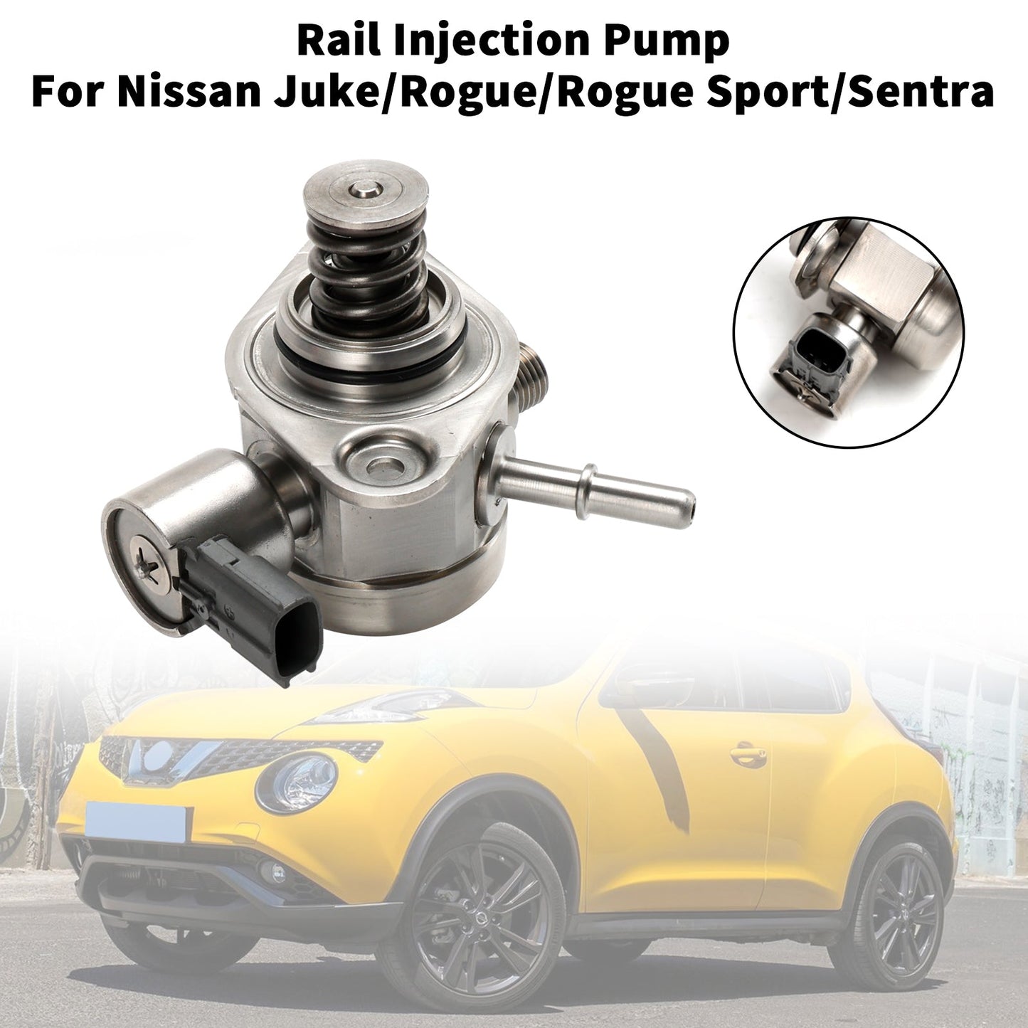 Pompe à carburant haute pression pour Nissan Rogue 2.0L 2017-2019 166303JY0A 166304BA0A 166301KC0A
