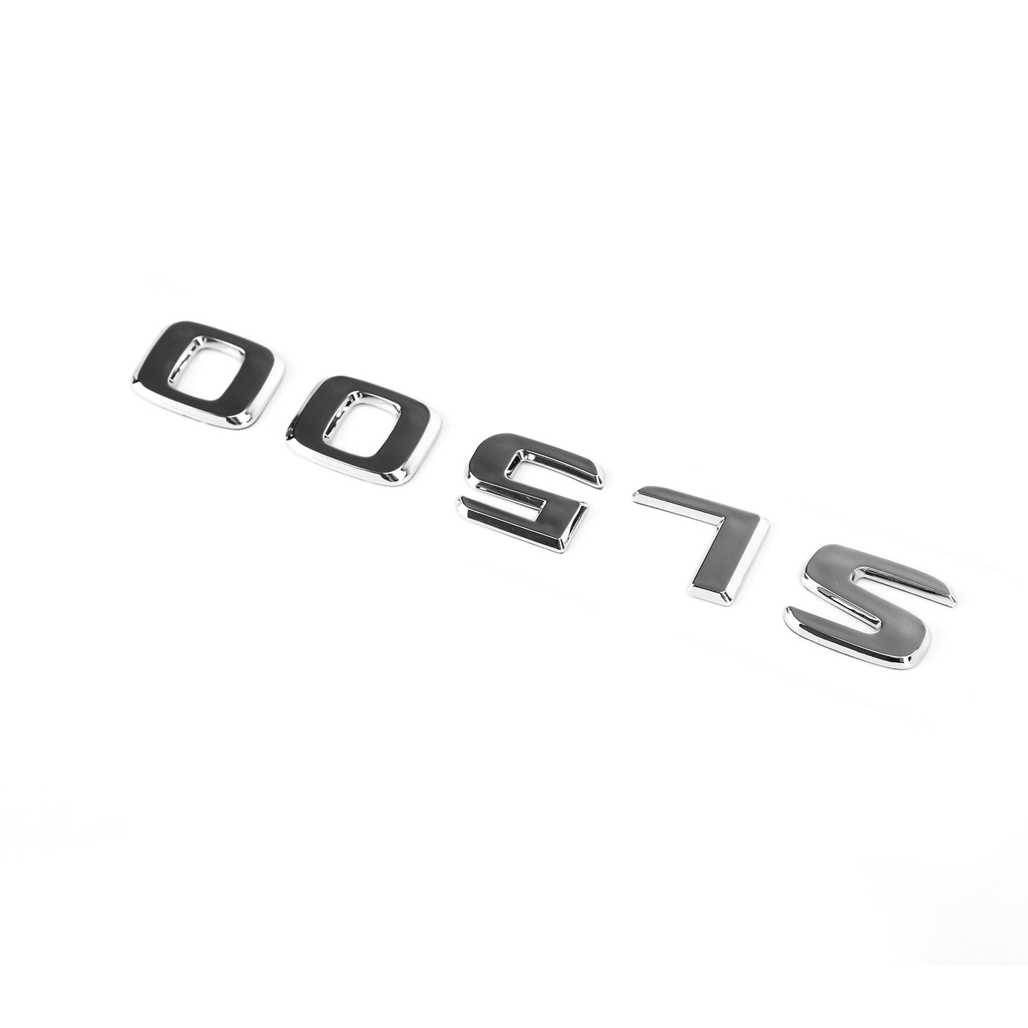 Emblème de coffre arrière chromé avec lettre SL 500 pour Mercedes R230 R231 SL SL500