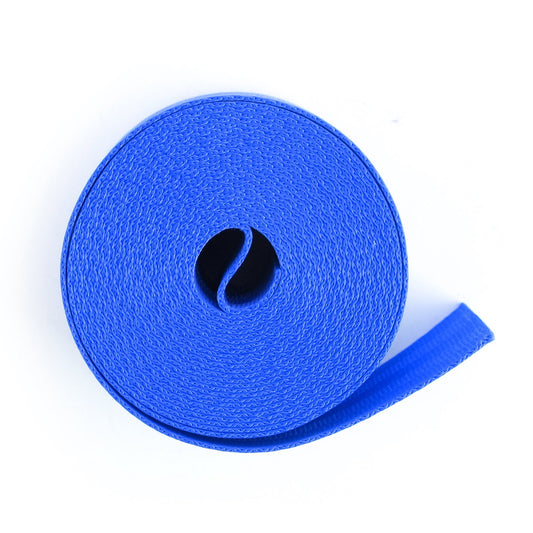 Sangle de sécurité rétractable en nylon et polyester pour ceinture de sécurité de voiture bleue