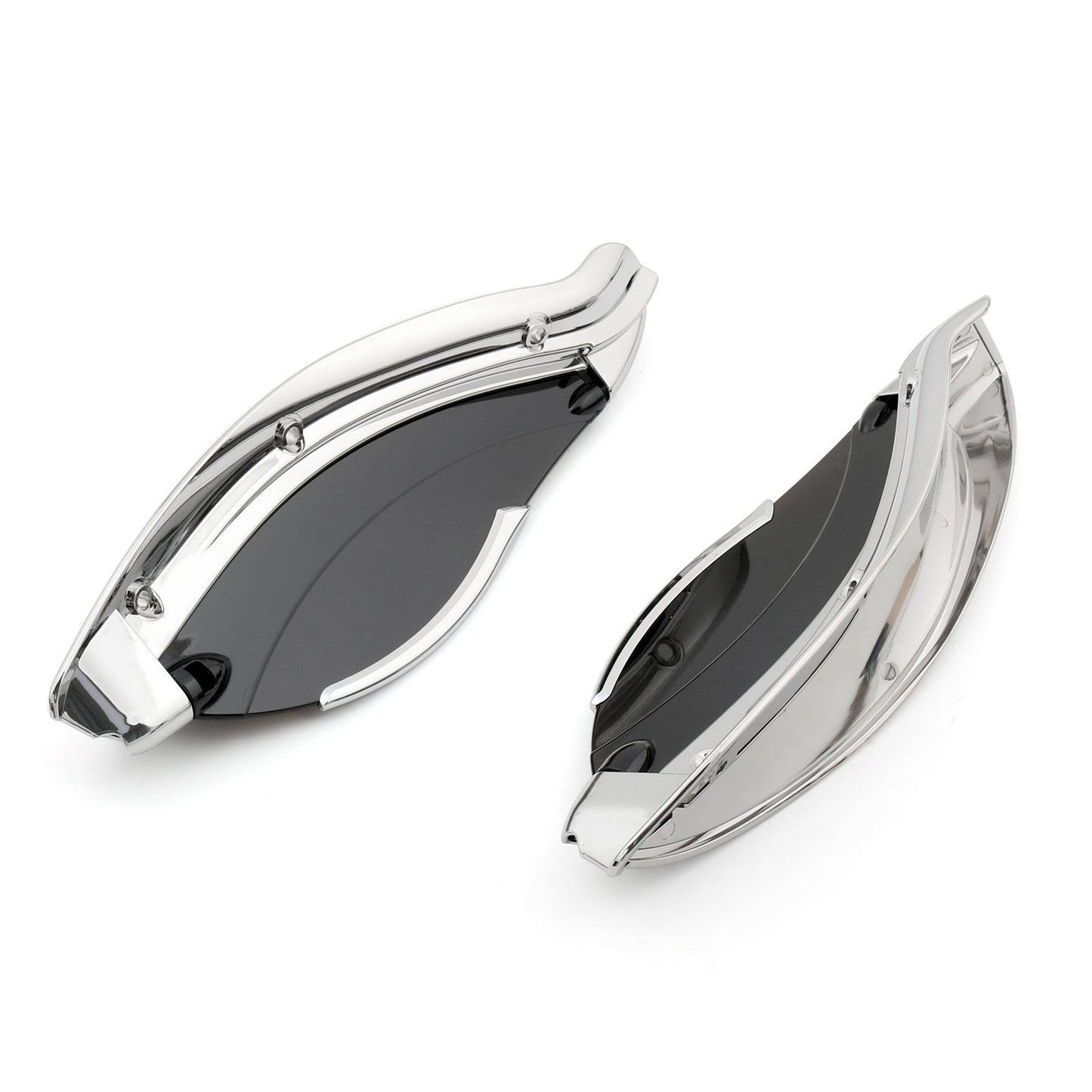 Déflecteurs d'air latéraux réglables pour carénage supérieur pour Harley Street Glide 14-17