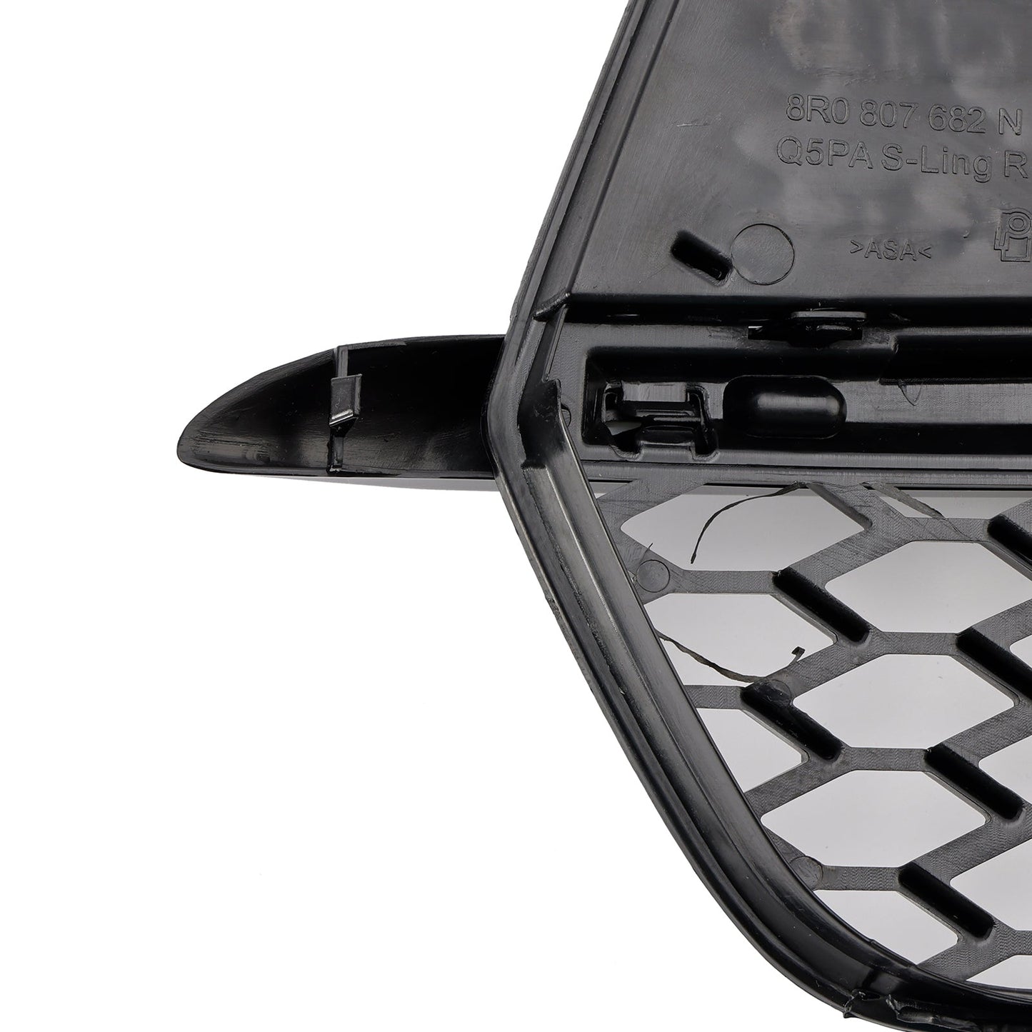 2013-2017 Front Bumper Fog Light Grill Grille Fit Audi Q5 S-Line SQ5 Black