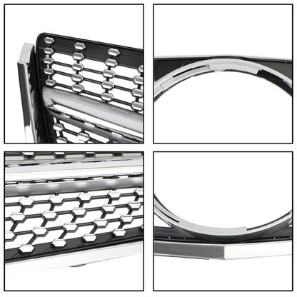 2009-2013 Mercedes Benz E-Class W207 C207 Coupe Convertible AMG Front Grill Chrome Replacement Grille