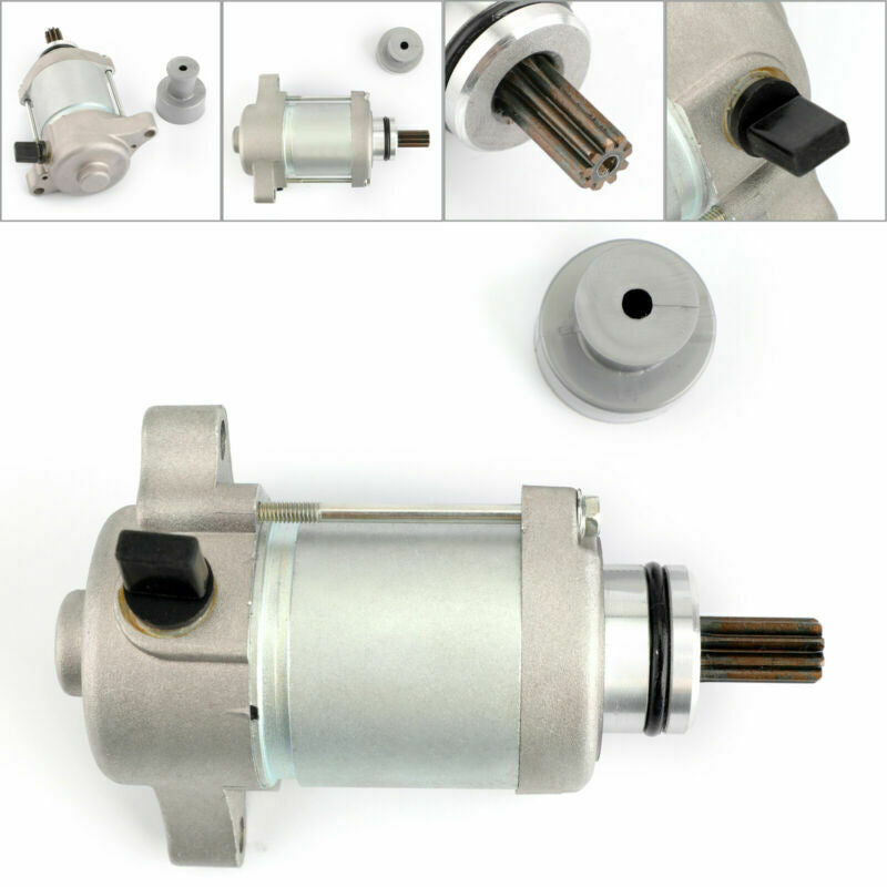 Motor de arranque de estator Aprilia apto para Aprilia SXV 550 2006-2015 RXV 450 2006-2015 RXV 550 2006-2013 Assosary plateado