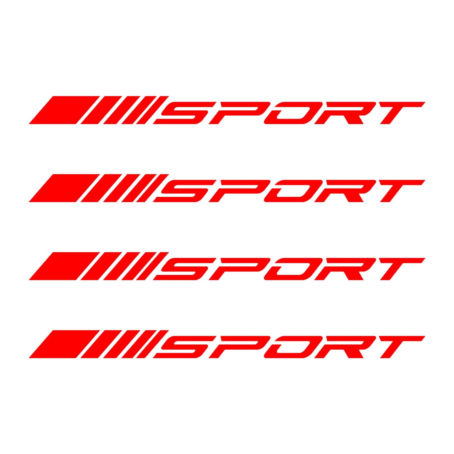 Lot de 4 autocollants graphiques pour jantes de voiture style sport, moyeux de roue, course, bande rouge