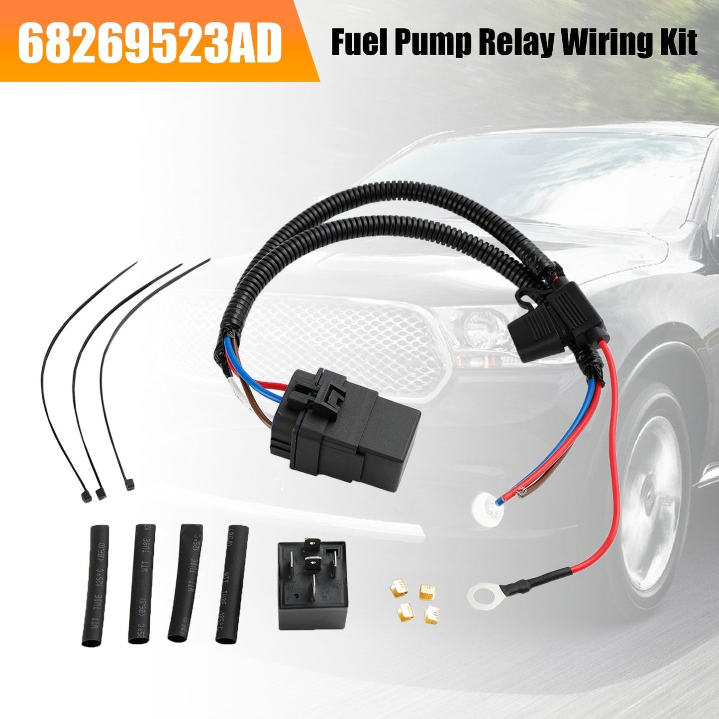 Kit de cableado del relé de la bomba de combustible para Jeep Grand Cherokee, Dodge Durang, Ram 1500 (2011-2013) 68269523AD