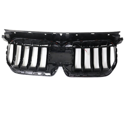 2023-2024 Gloss Black Front Bumper Kidney Grill Grille Fit BMW X1 U11 U12