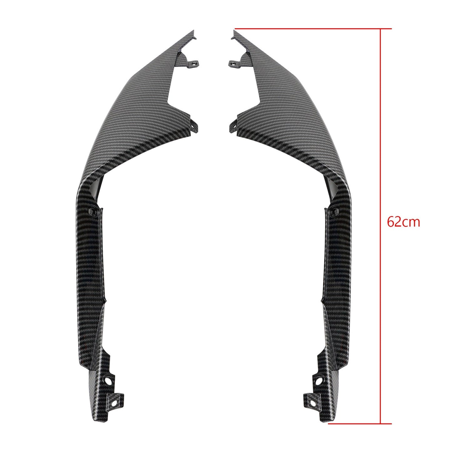 Carenado lateral del asiento trasero de fibra de carbono ABS para Aprilia RS 660 2020-2022