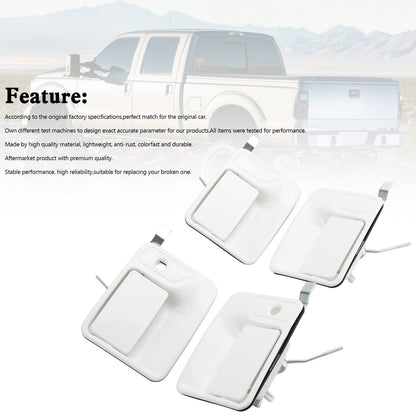 1999-2016 Ford Super Duty F250 F350 Pick-up Truck 4PCS Exterior Door Handle 7C3Z2522405AA 7C3Z3622405APPTM