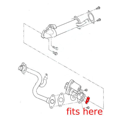 Citroen Relay & Jumper 2.2Hdi 2006 On With 2.2 Puma Engine EGR Valve Blank Plate