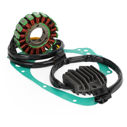 2004-2009 Suzuki GS 500 F GS500F Magneto Coil Stator 31401-01D10+Voltage Regulator 32800C01D00J000+Gasket Assy 11483-44101