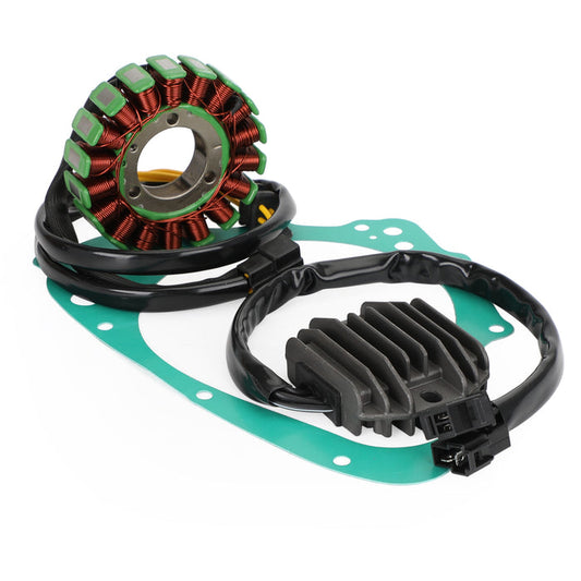 Suzuki GS 500 F GS500F 2004-2009 Magneto Coil Stator 31401-01D10+ Voltage Regulator 32800C01D00J000+ Gasket Assy 11483-44101