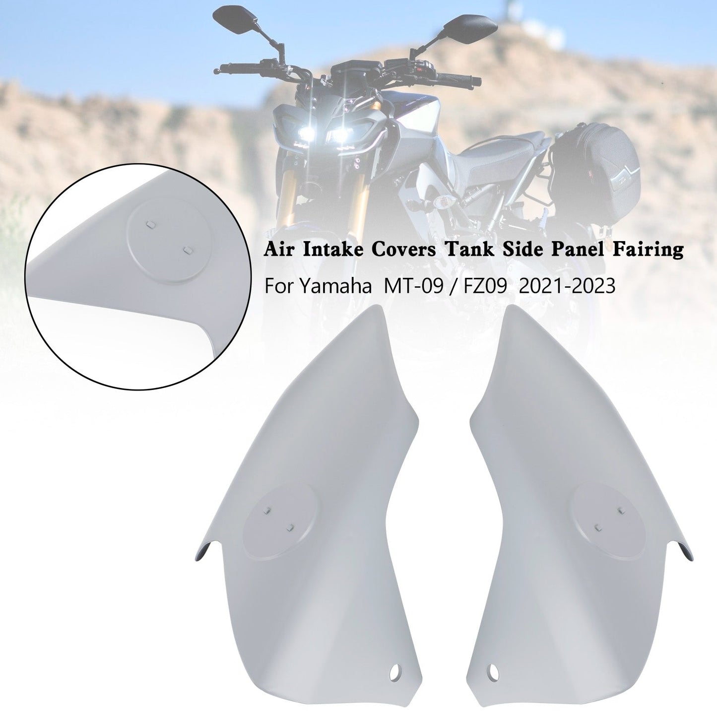 21-23 Yamaha MT-09 / FZ09 Air Intake Covers Tank Side Panel Fairing