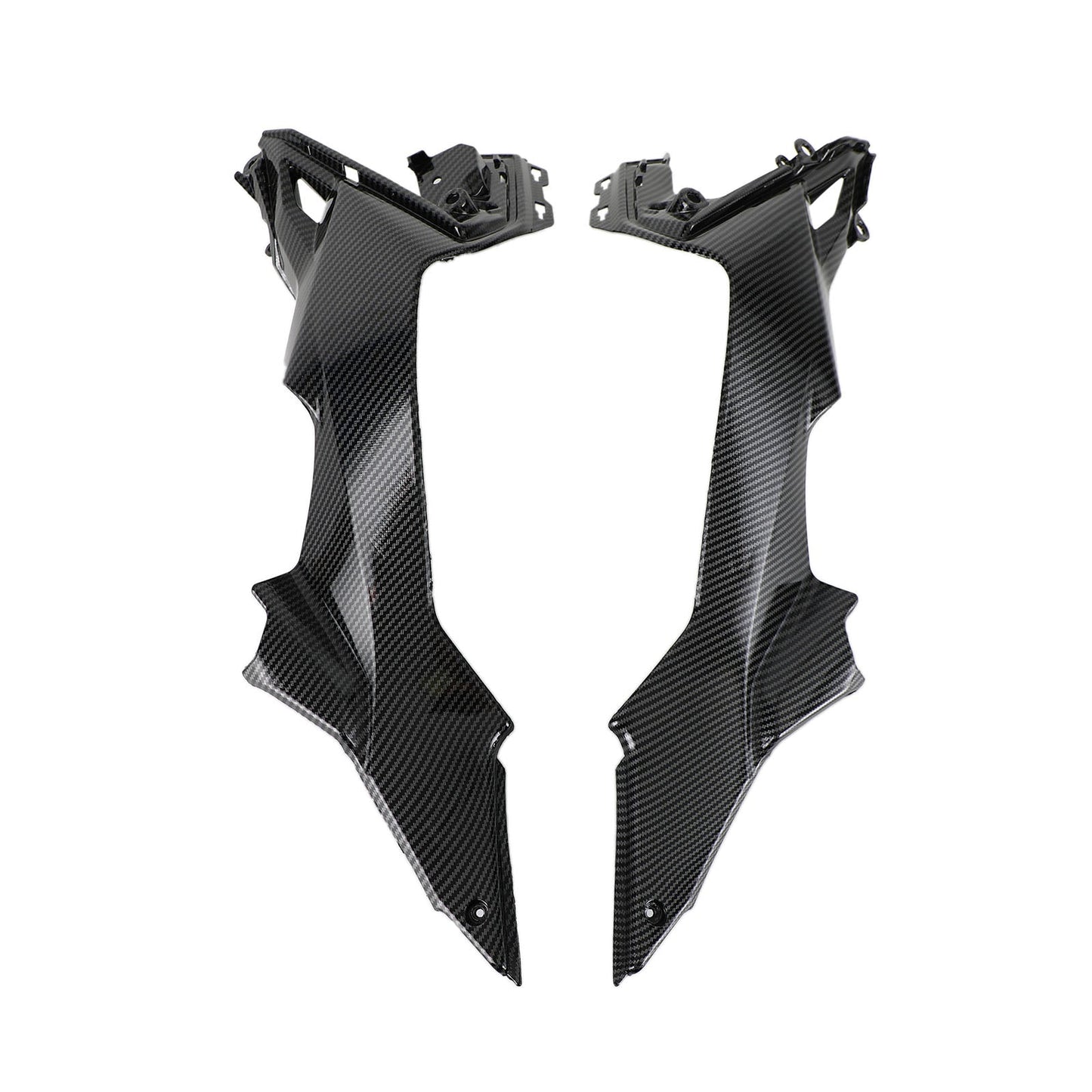 Carbon Tank Side Cover panel Trim fairing Fit For Kawasaki Z650 2017-2020