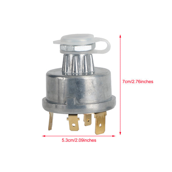 Clé de contact pour tracteur 4 positions, pour Lucas Style, arrêt, marche, chauffage, démarrage, 35670