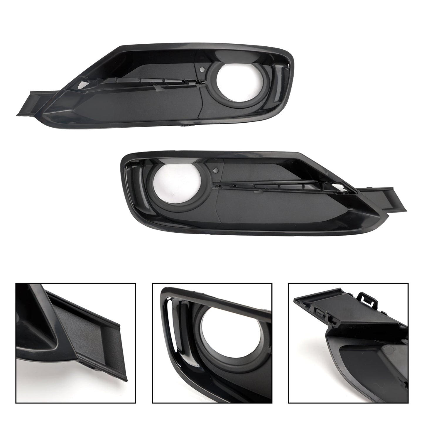 2014-2015 BMW 3 Series 328d 328d xDrive 2PCS Front Bumper Fog Light Grille Covers