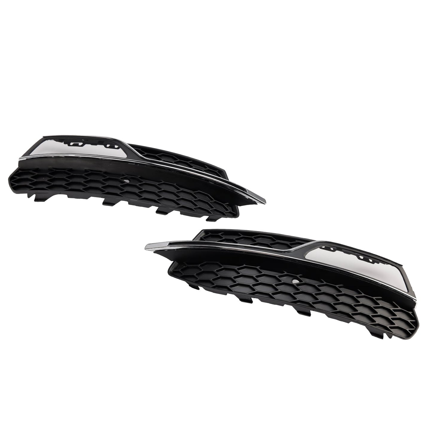 2013-2016 Audi A3 S-Line Front Lower Bumper Fog Light Cover Grille 8V3807681G 8V3807682G