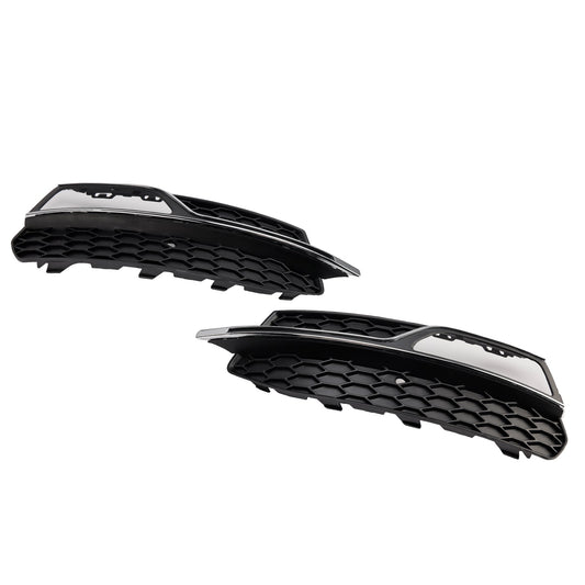2013-2016 Front Lower Bumper Fog Light Cover Grille Fit AUDI A3 S-Line S3