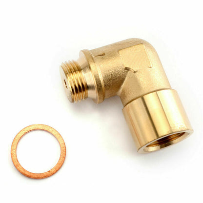 M18X1.5 02 Bung Extension O2 Oxygen Sensor Angled Extender Spacer 90 Degree