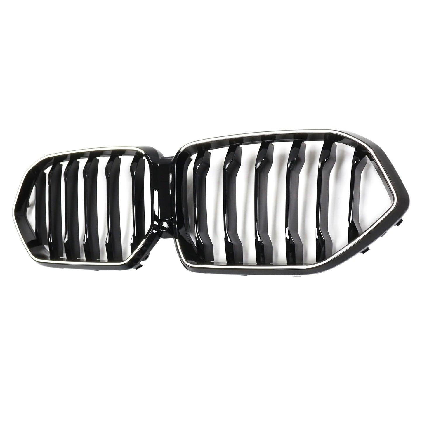 2020-2022 BMW X6 G06 M50i Black Front Bumper Grille Grill W/Camera Hole