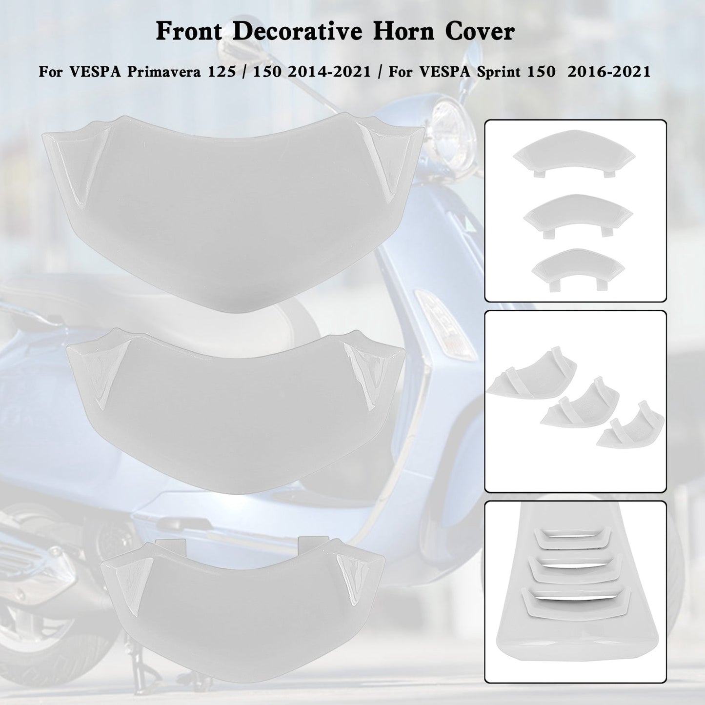 Cubierta decorativa delantera de bocina para VESPA Sprint Primavera 125/150 2014-2021