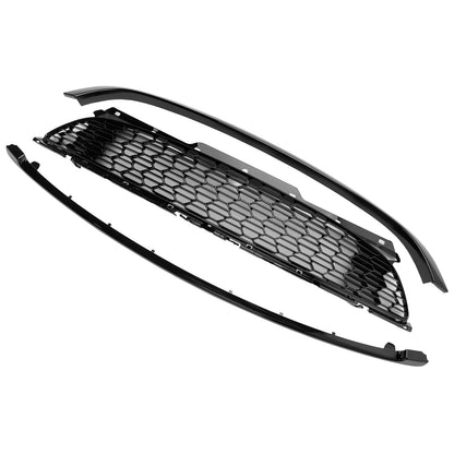 2007-2015 Mini Cooper S R55 R56 R57 R58 R59 JCW Style 3PCS Gloss Black Front Grill Replacement Grille