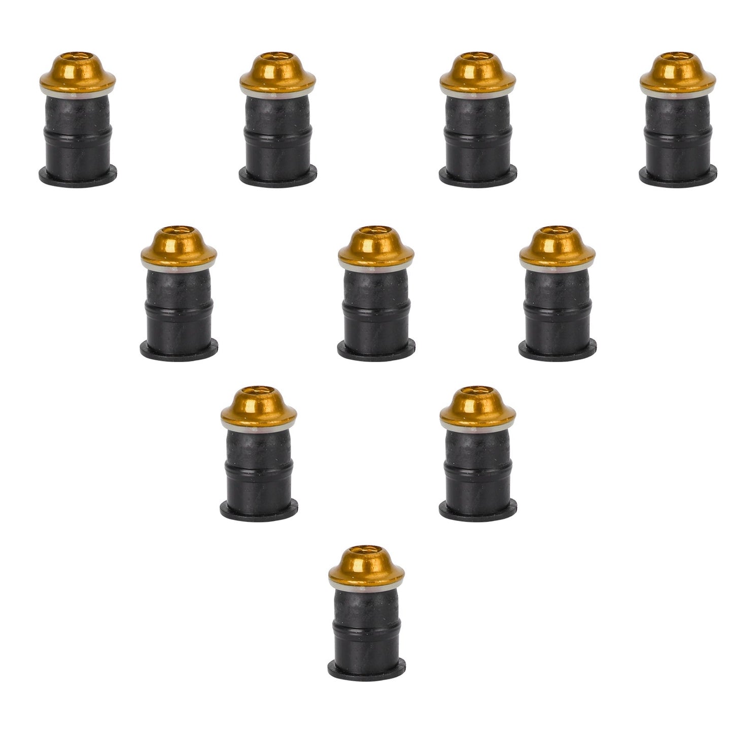 Motorcycle Wind Screen Shield Alu M5x16mm Screw Bolt Washers kit 10 Pack