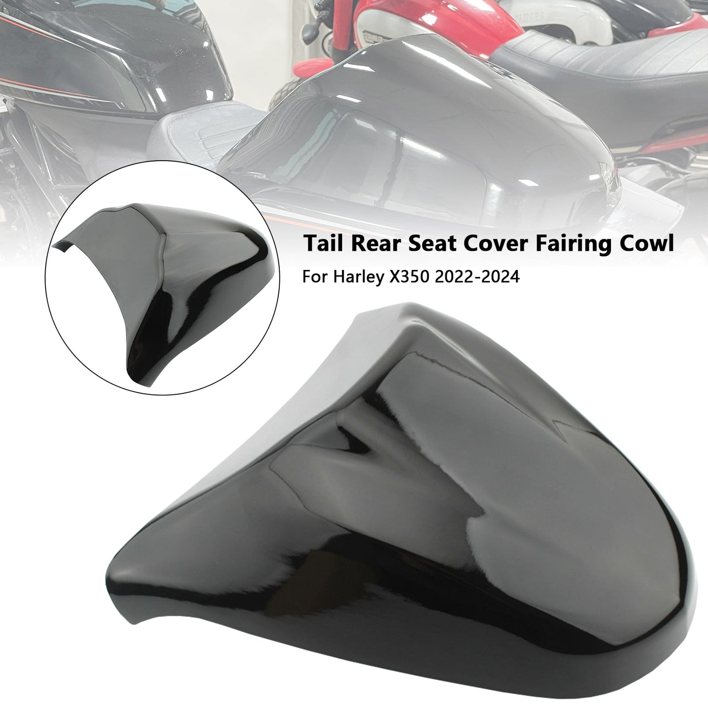 2022-2024 Harley X350 Tail Rear Seat Cover Fairing Cowl