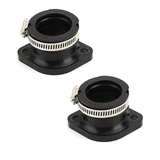1986-2000 Polaris 2PCS Intake Manifold Boot Joint Carburetor Carb Flange Socket #3085044
