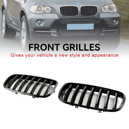 BMW 2009-2013 X5 M (E70) 51137157687 51137305589 Front Bumper Kidney Grille Grill Gloss Black