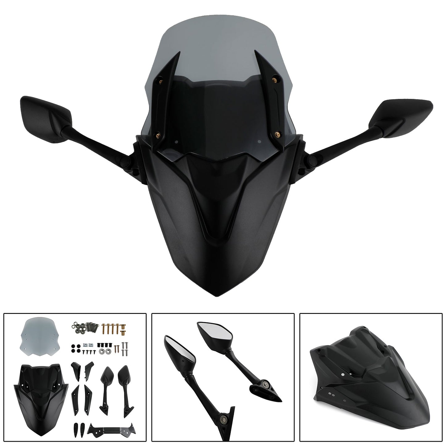 Pare-brise de moto ABS adapté pour Yamaha NMAX155 N-MAX 155 2021-2022
