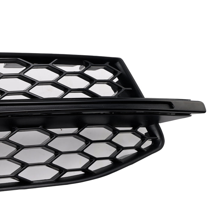 2013-2016 Audi S3 8V 8V3807681L Front Bumper Fog Light Cover Black Grill
