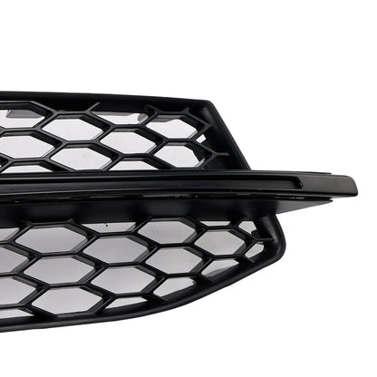 2013-2016 Audi S3 8V Honeycomb Lower Grille 8V3807681L 8V3807681K Front Bumper Fog Light Cover Black Grill