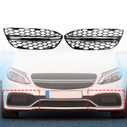 Benz 2015-2018 C-Class W205 14475205 2058851623 Black Chrome Front Fog Light Cover