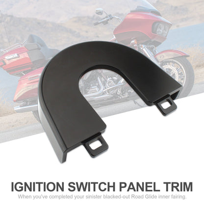 15-22 Touring Road Glide Special Aluminum Ignition Switch Panel Trim For