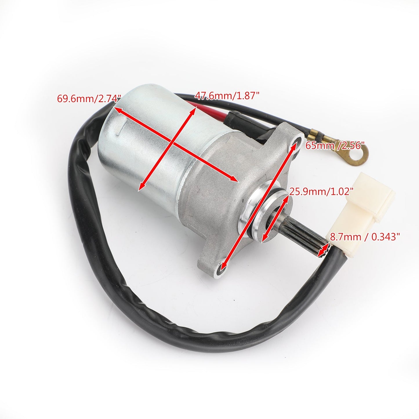 New Starter For Yamaha 50 C3 GIGGLE XF50 VOX XC50 Vino YN50 BX50 Scooter 04-17 Assosary