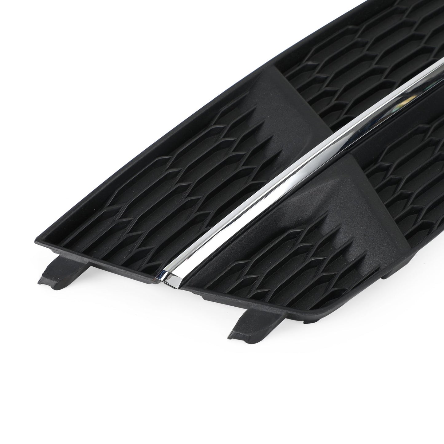 2016-2018 Audi A6 C7 S-Line Bumper Front Bumper Grill 4G0807681AN 4G0807682AN Lower Grille Grill Black Chrome Generic