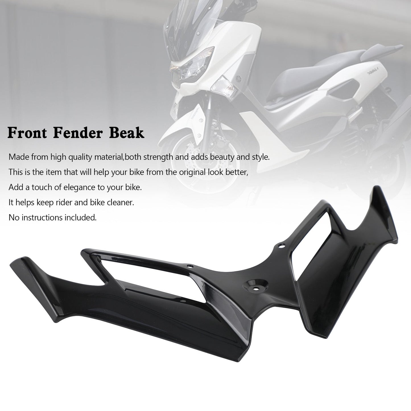 Extension de bec de garde-boue avant pour Yamaha N-MAX 2020-2023