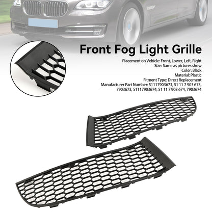 BMW 2009-2015 7 Series F01 F02 Front Bumper Lower Grille