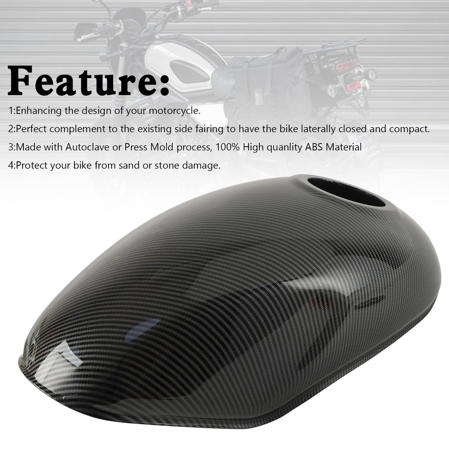 Protection de carénage de couvercle de réservoir d'essence pour Honda CL300 2023
