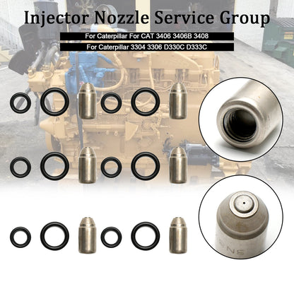 Caterpillar 3304 3306 D330C D333C 6PCS Injectors Nozzle Service Group 8N8796 7S-9891 7S-8722 8N-4694