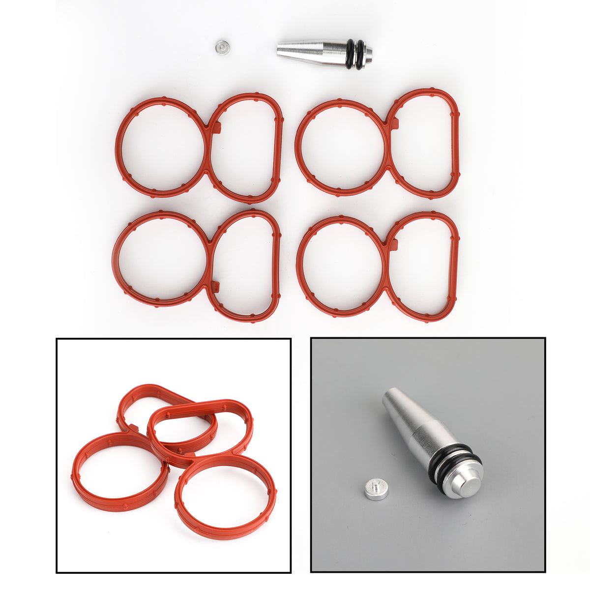 2006-2010 X3 E83 LCI 1.8d 2.0d Swirl Flap Flaps Plug Blank Removal Replacement With Gaskets