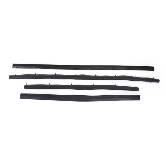 Joint d'étanchéité de porte inférieure avant et arrière pour modèles Ford Super Duty Crew Cab 1999-2016 uniquement F81Z-2520758-AA (2) 1C3Z-26253A24-A (2)
