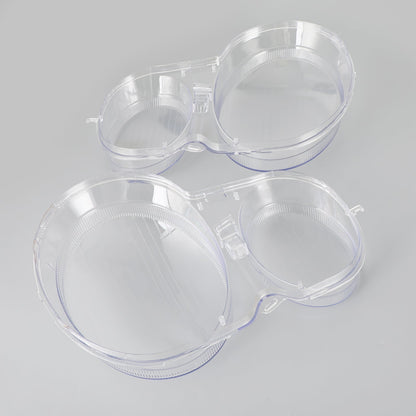 1996-2002 Mercedes E Class W210 Left +Right Headlight Lens Plastic Cover Shell