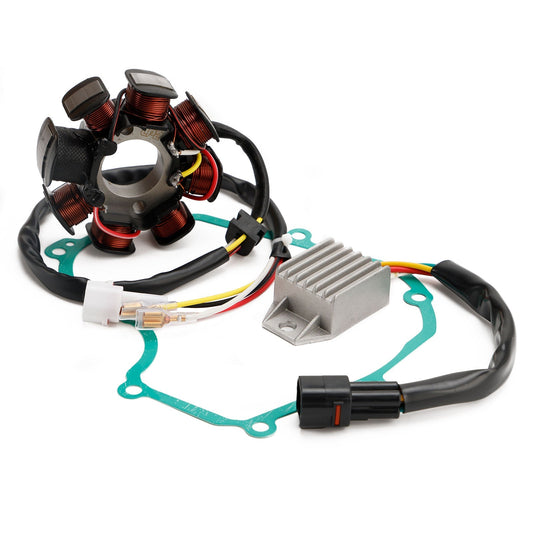 2010 450 XC-W CE Magneto Coil Stator+Voltage Regulator+Gasket Assy Kit 80039004000 80011034000