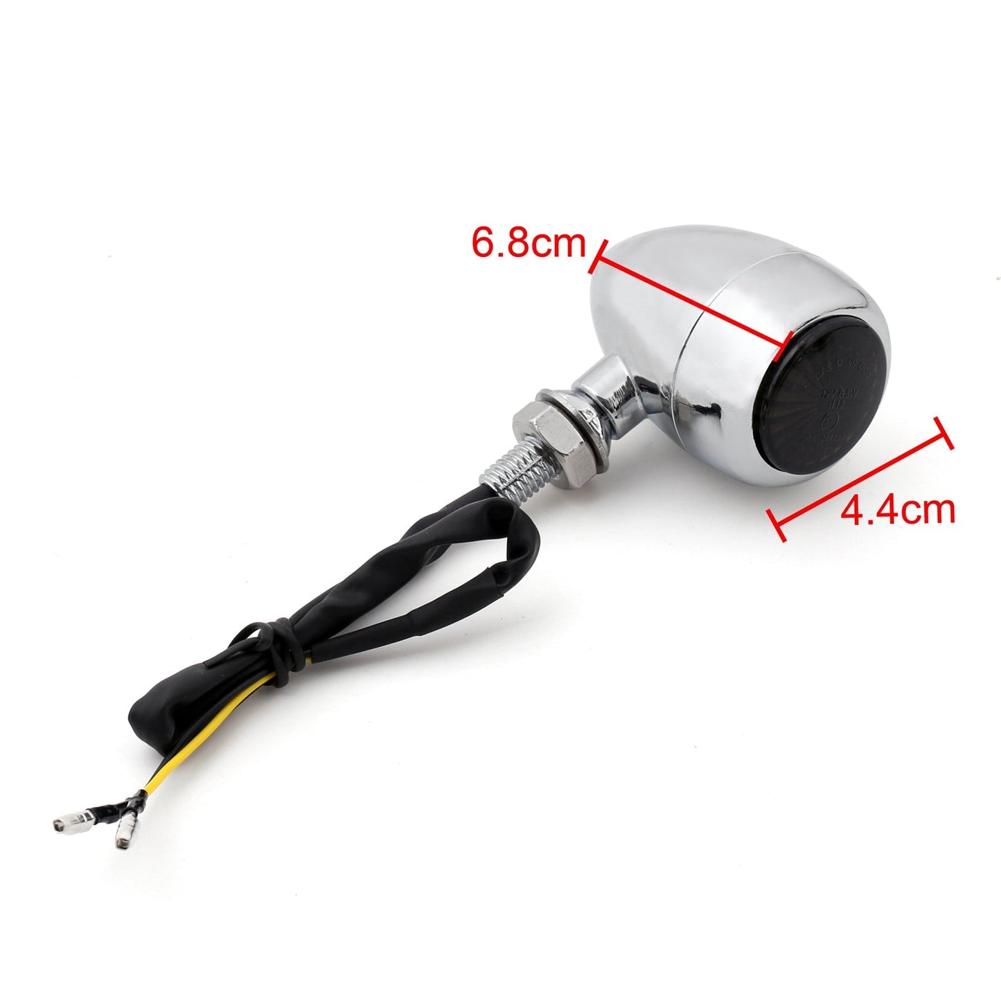 Clignotants LED Bullet pour Harley Chopper Cafe Racer Chrome